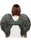 Supersoft Fallen Angel Black Demon Wings Costume Accessory